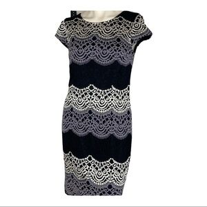 Studio one New York lined &laced dress Sz 12P